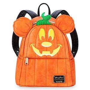 Loungefly Orange Pumpkin Backpack